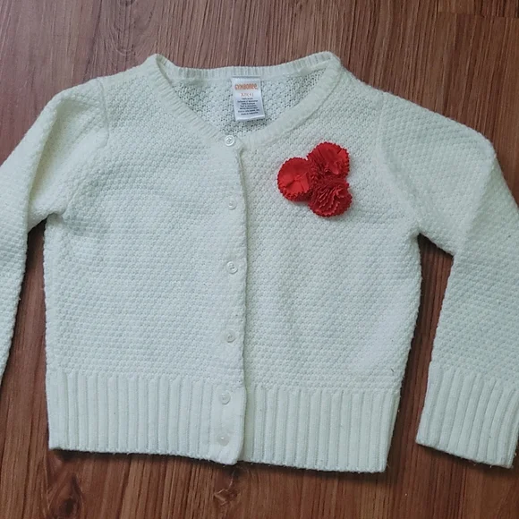 Holiday Sweater Button Down Sweater Acrylic XS 4 - Picture 4 of 6